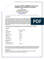 Level 3 Assessment As Per API 579-1ASME FFS-1 For Pressure Vessel General Metal Loss by Using FEA Techniques by Kingston.R