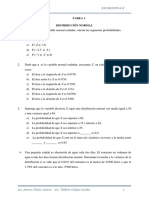 Tarea 1 - Distribución Normal - 2018 - II