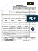 Winston Salem Open: ORDER OF PLAY - Wednesday, 22 August 2018