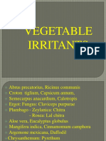 Vegetable Irritants