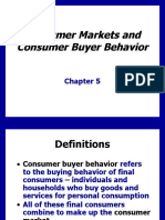 Consumer Markets and Consumer Buyer Behavior