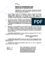 Affidavit of Discrepancy and Correction of Record Form-1