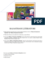 Literature of Rajasthan