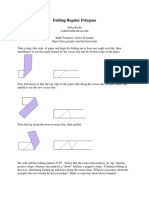 Folding Regular Polygons