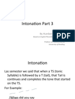 Intonation Part 3: by Humberto Gallardo