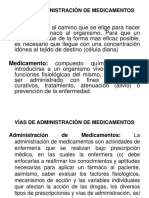 Vía de Administración de Medicamentos