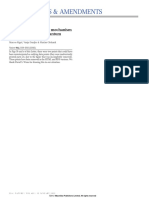 Corrections & Amendments: Thermalization and Its Mechanism For Generic Isolated Quantum Systems