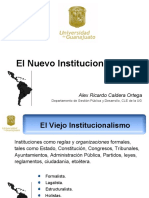 El Nuevo Institucionalismo 1