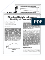 Structural Details To Increase Ductility of Connections