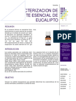 Caracterizacion de Aceites Esenciales