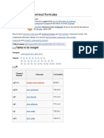 Compund Formulas