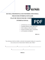 Plan de Negocios de Comercio Internacional PDF