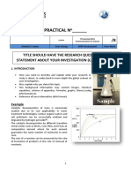 Lab Report Template