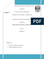 Practica 2 Análisis de Circuitos Electricos