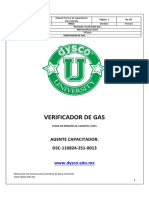 Verificador de Gas