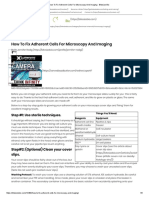 How To Fix Adherent Cells For Microscopy and Imaging - Bitesize Bio PDF