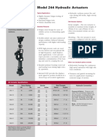 244 Hydraulic Actuators