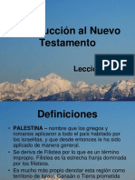 Visión Panorámica Del Nuevo Testamento Lección 01