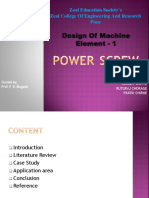 Design of Machine Element - 1: Zeal Education Society's Zeal College of Engineering and Research Pune