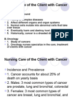 Nursing Care of Client With Cancer