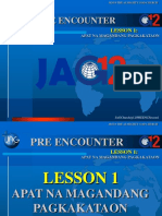 Pre-Encounter Lesson 1 Tagalog