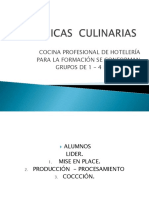 Actualizacion de Tecnicas Culinarias