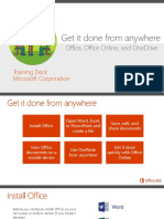 Get It Done From Anywhere: Office, Office Online, and Onedrive