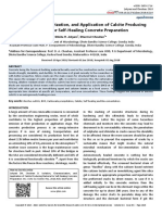 Application Calcite Producing Bacteria Self Healing Concrete Preparation PDF