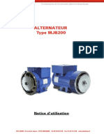 Alternateur MJB200 Notice