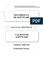 Manual de Calidad Del Software