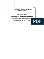 Isaac Rubil Illich Ensayos Sobre La Teoría Del Valor de Marx. Cap. XVIII PDF