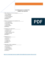 Cost Accounting Mcqs PDF