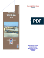 Sindh Punjab Water Dispute English PDF