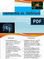 Dementia and Delirium