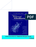 Textbook of Regional Anesthesia PDF