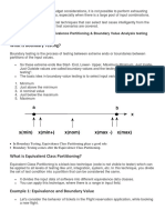 Equivalence and Boundry - Testing