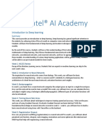 DL501 Course Summary