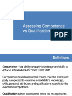 Competence Vs Qualification