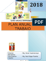 Plan Anual de Trabajo 2018