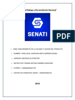 Tarea Unidad 2 Aseguramiento de La Calidad y Calidad Del Producto