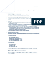 10.03.2015 HWD Feed Processing: ST ND RD