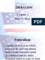 Federalism: Peter G. Doas