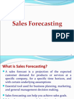 Sales Forecasting