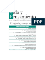 Revista Vida y Pensamiento - Irene Foulkes