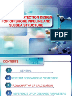 Cathodic Protection Design For Offshore Pipeline and Subsea Structure