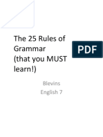 25 Grammar Rules 2