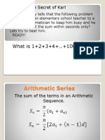 Arithmetic Series