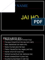 Group Name: Jai Ho