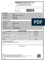 Commander Agro (PVT) LTD: Product Analysis