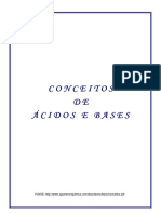 Conceitos Ácido-Base Modernos Resumo